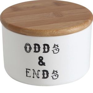 Glass Container with Bamboo lid